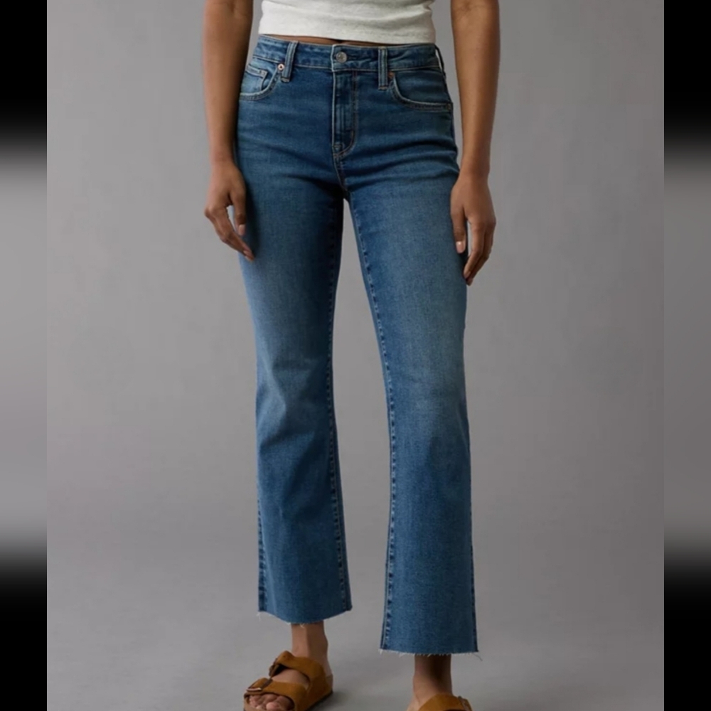 American Eagle | Kick Boot Crop Jean